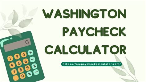 smartasset paycheck calculator|Washington Paycheck Calculator .